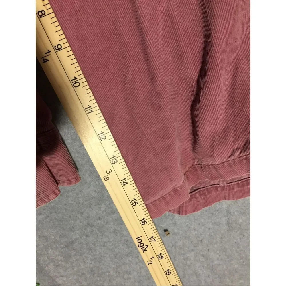 Womens Ox Sport Shirt Size XL Red University of Alabama Corduroy Button Up - Picture 3 of 4